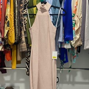 Baby pink shimmer dress